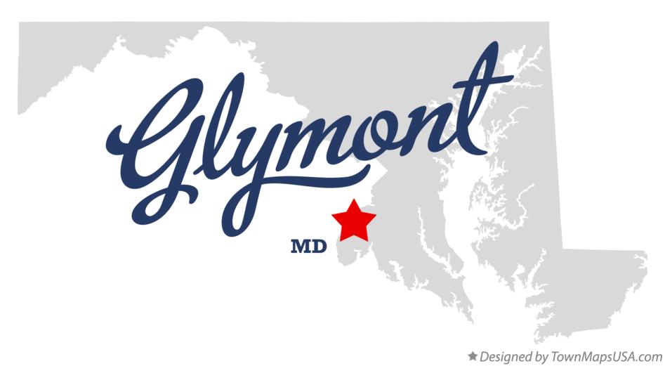 Map of Glymont Maryland MD