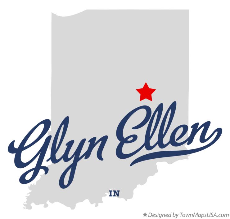 Map of Glyn Ellen Indiana IN