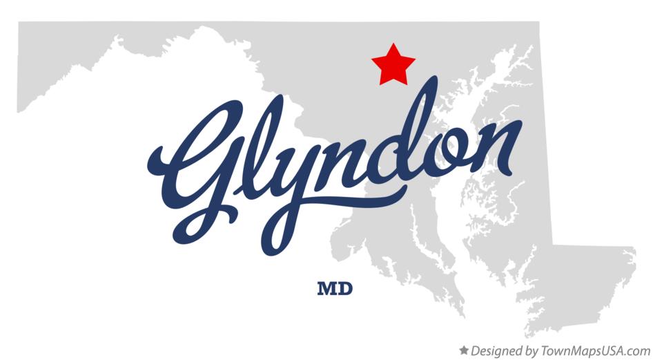 Map of Glyndon Maryland MD