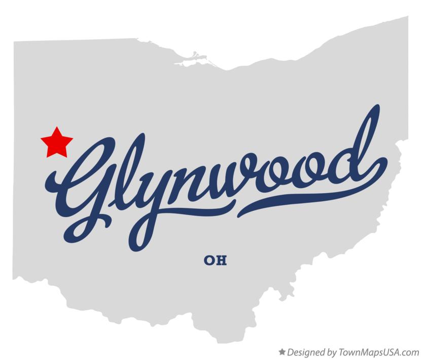 Map of Glynwood Ohio OH