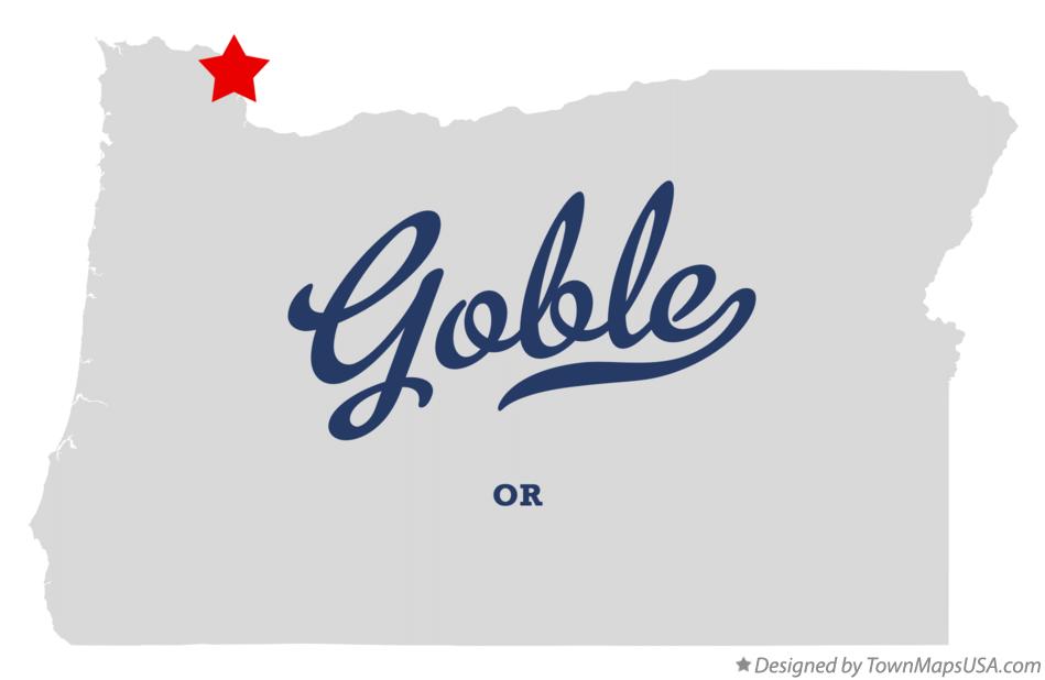 Map of Goble Oregon OR