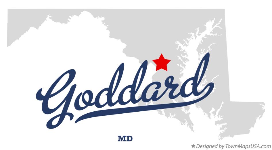 Map of Goddard Maryland MD