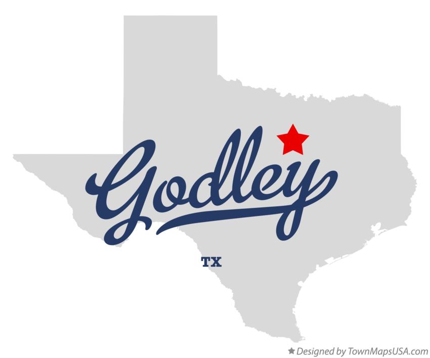 Map of Godley Texas TX