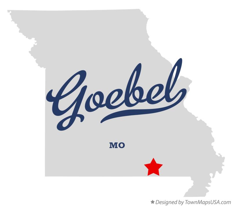 Map of Goebel Missouri MO
