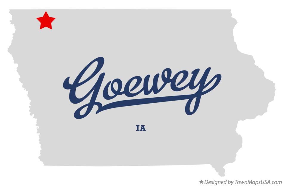 Map of Goewey Iowa IA