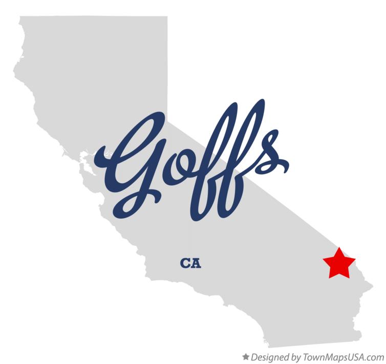 Map of Goffs California CA