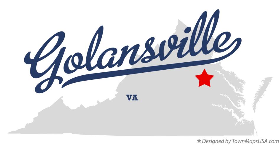 Map of Golansville Virginia VA