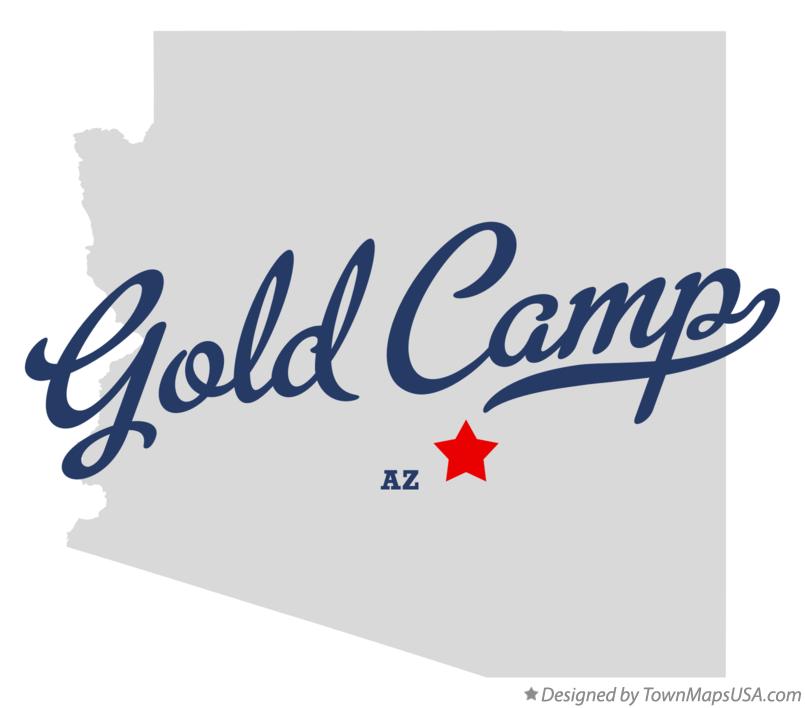 Map of Gold Camp Arizona AZ