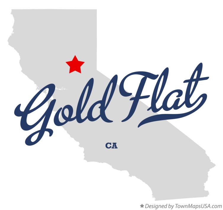 Map of Gold Flat California CA
