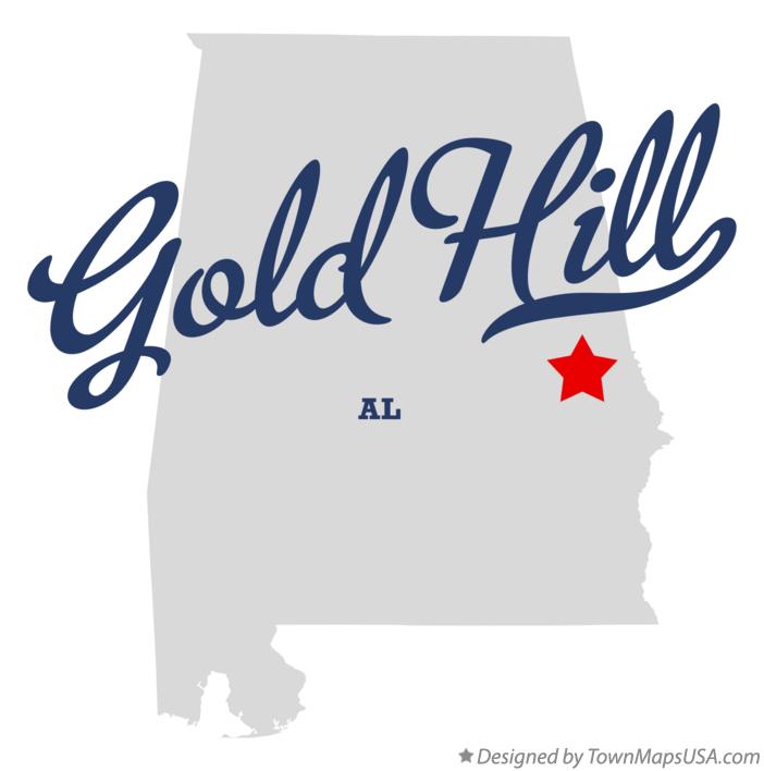 Map of Gold Hill Alabama AL