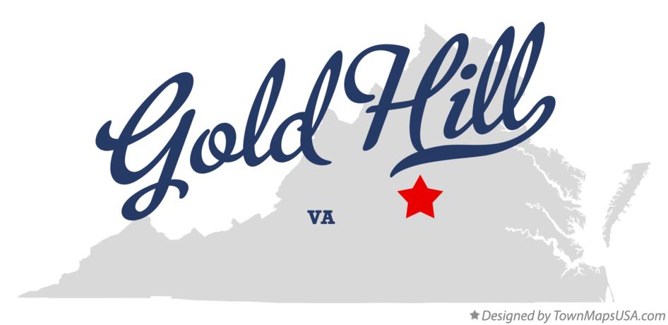 Map of Gold Hill Virginia VA