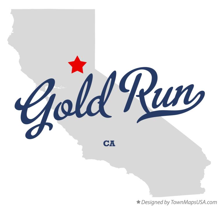 Map of Gold Run California CA
