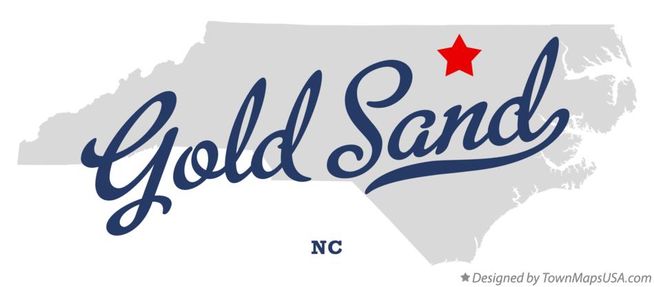 Map of Gold Sand North Carolina NC