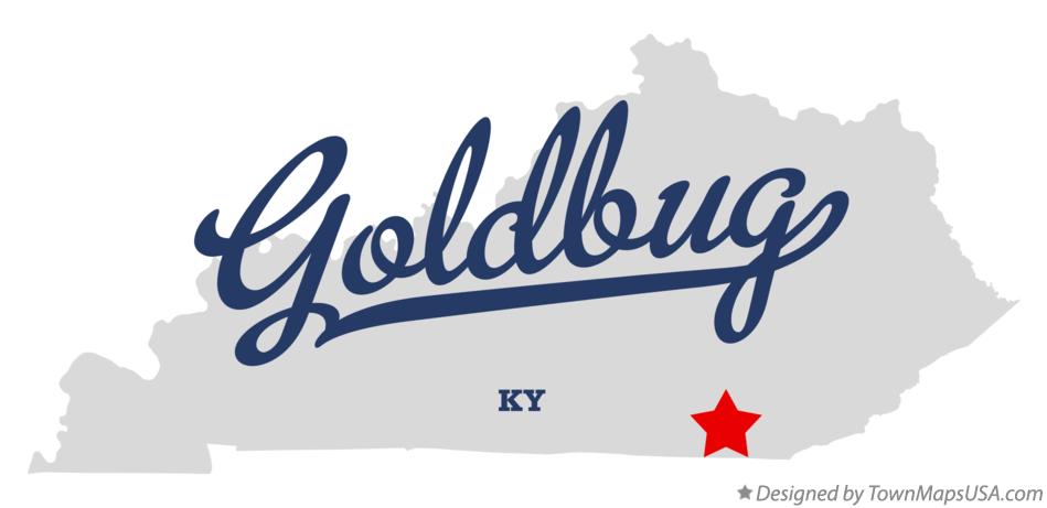Map of Goldbug Kentucky KY
