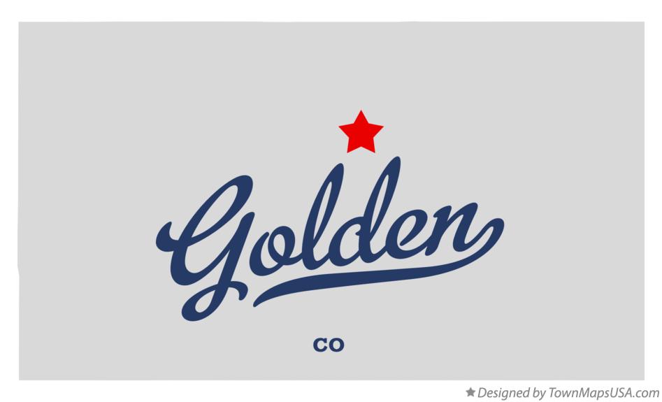 Map of Golden Colorado CO