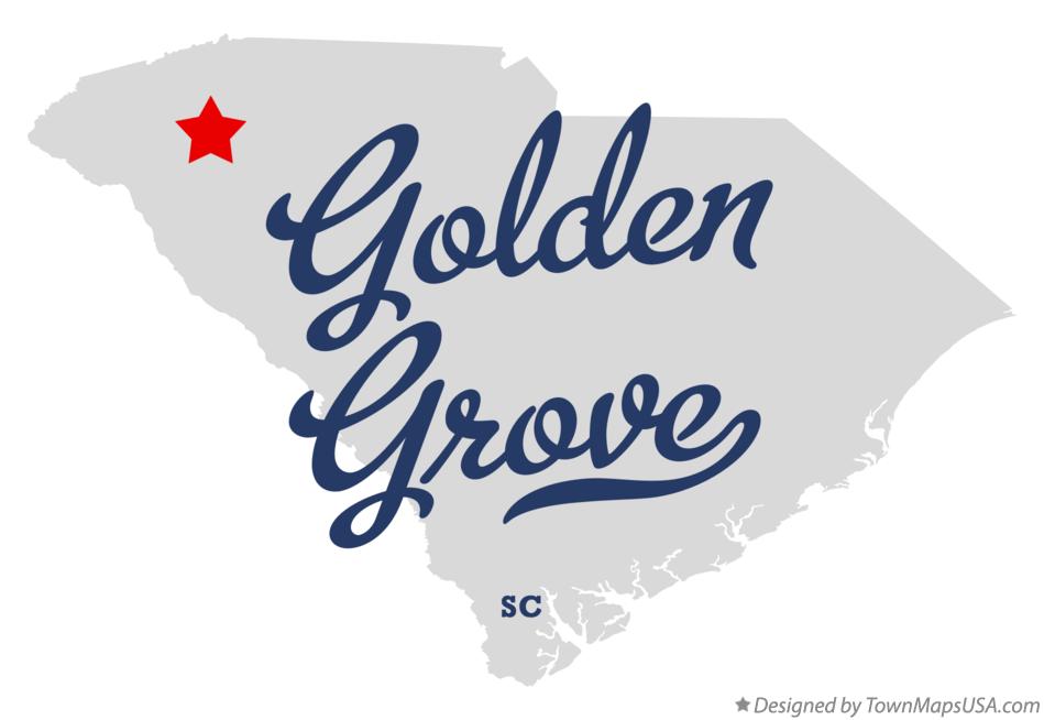 Map of Golden Grove South Carolina SC