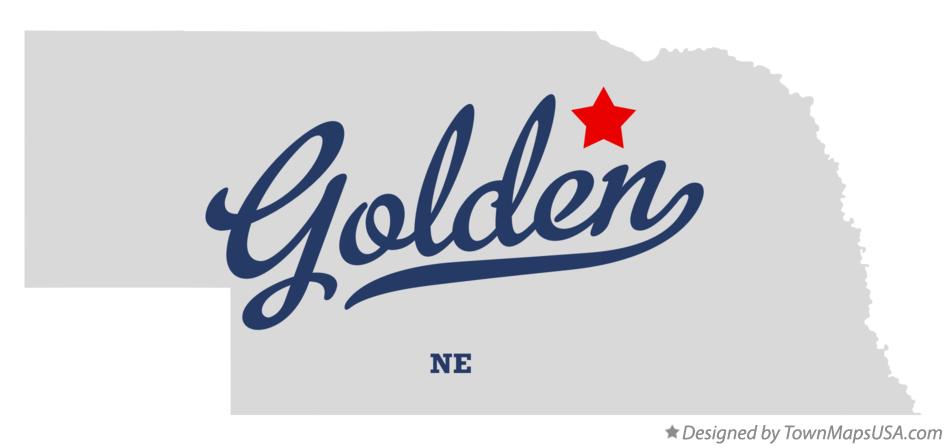Map of Golden Nebraska NE
