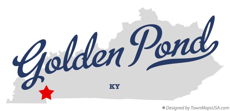 Map of Golden Pond Kentucky KY