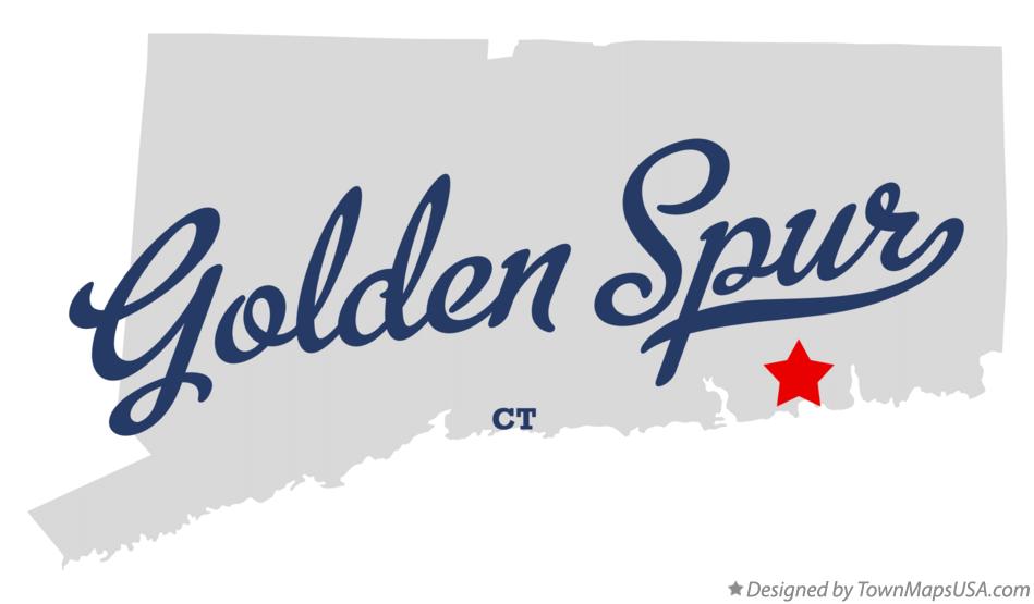 Map of Golden Spur Connecticut CT