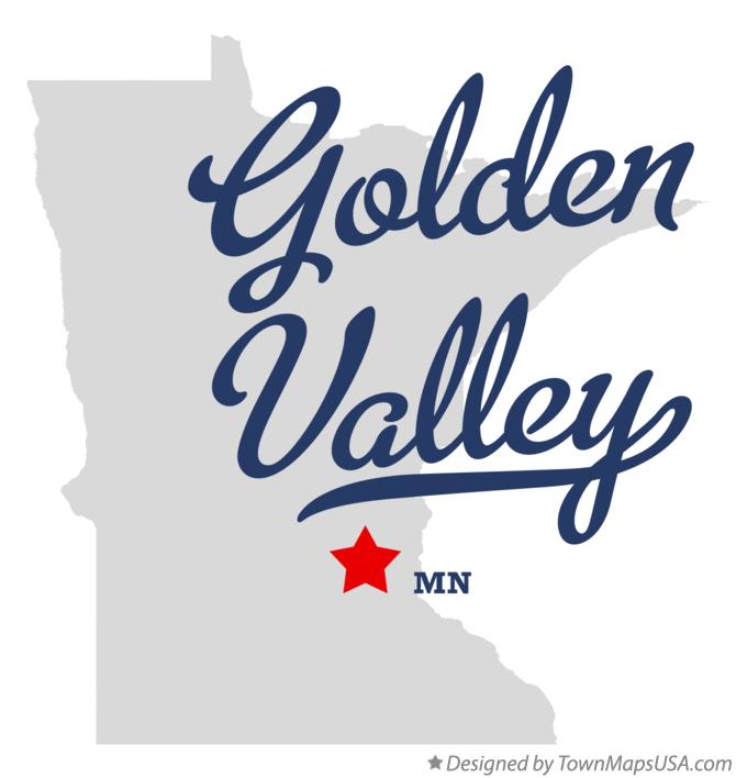Map of Golden Valley Minnesota MN