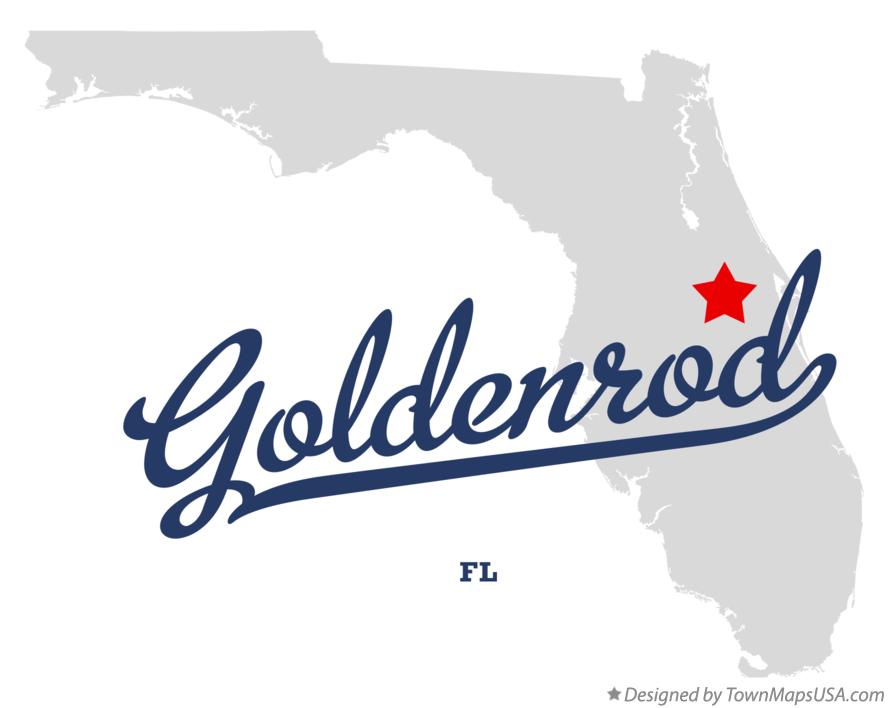 Map of Goldenrod Florida FL