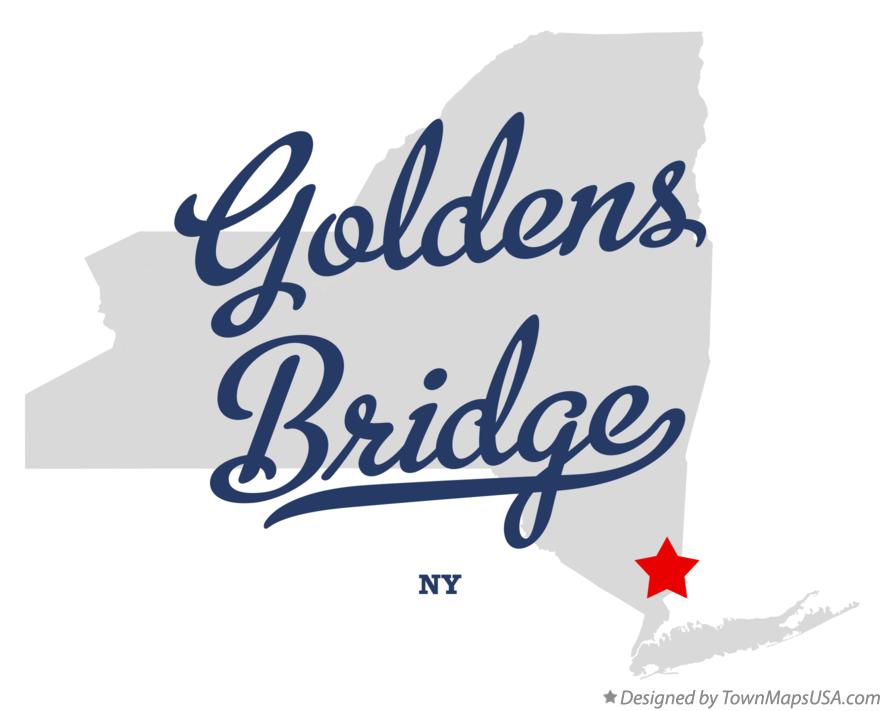 Map of Goldens Bridge New York NY