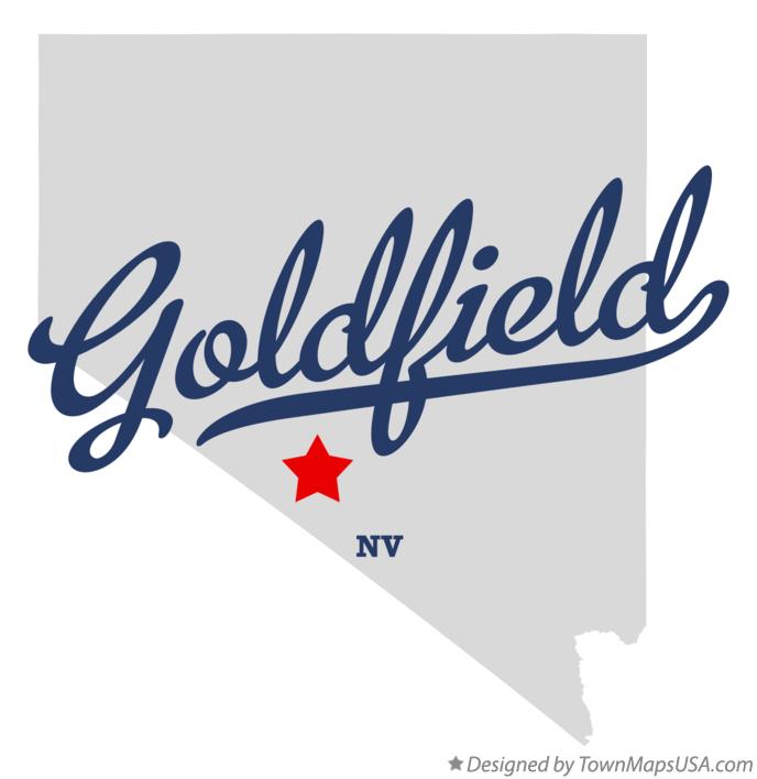 Map of Goldfield Nevada NV