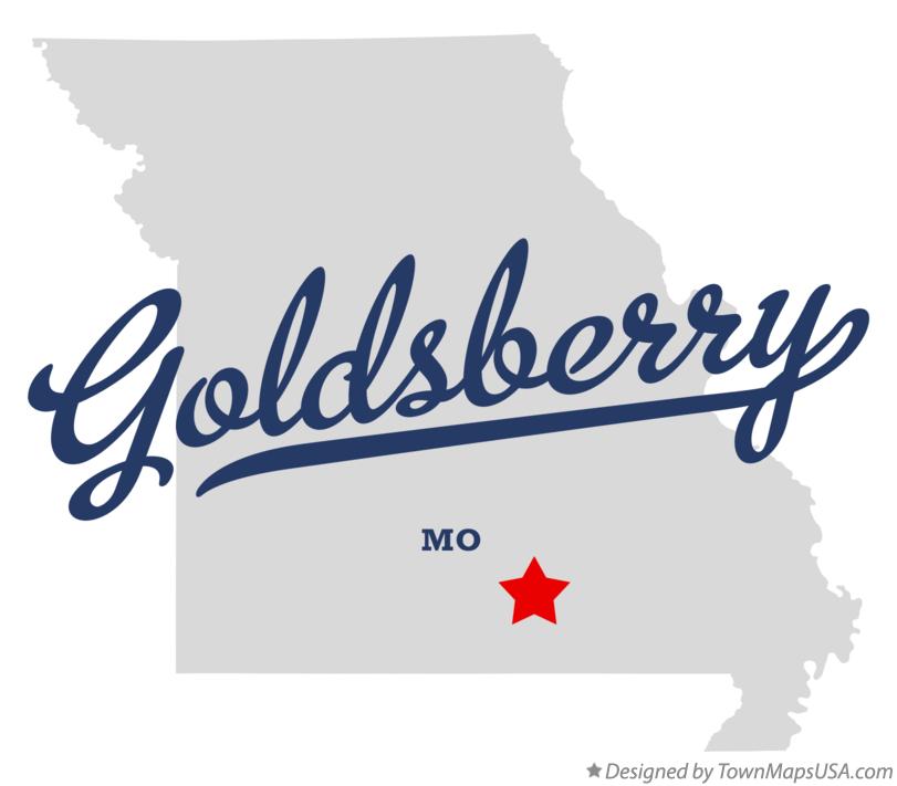 Map of Goldsberry Missouri MO