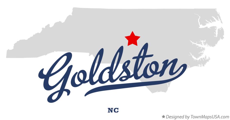 Map of Goldston North Carolina NC