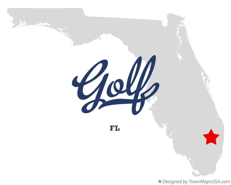 Map of Golf Florida FL
