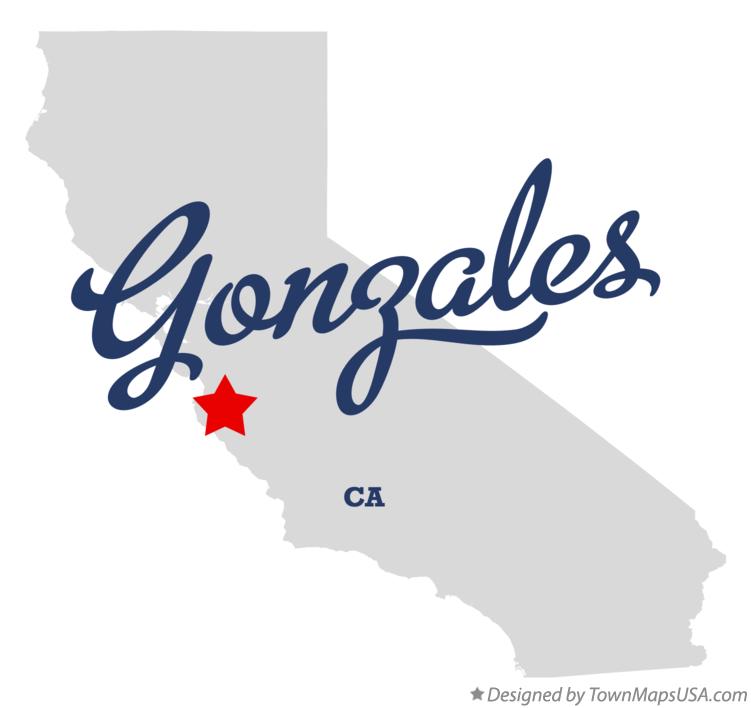 Map of Gonzales California CA