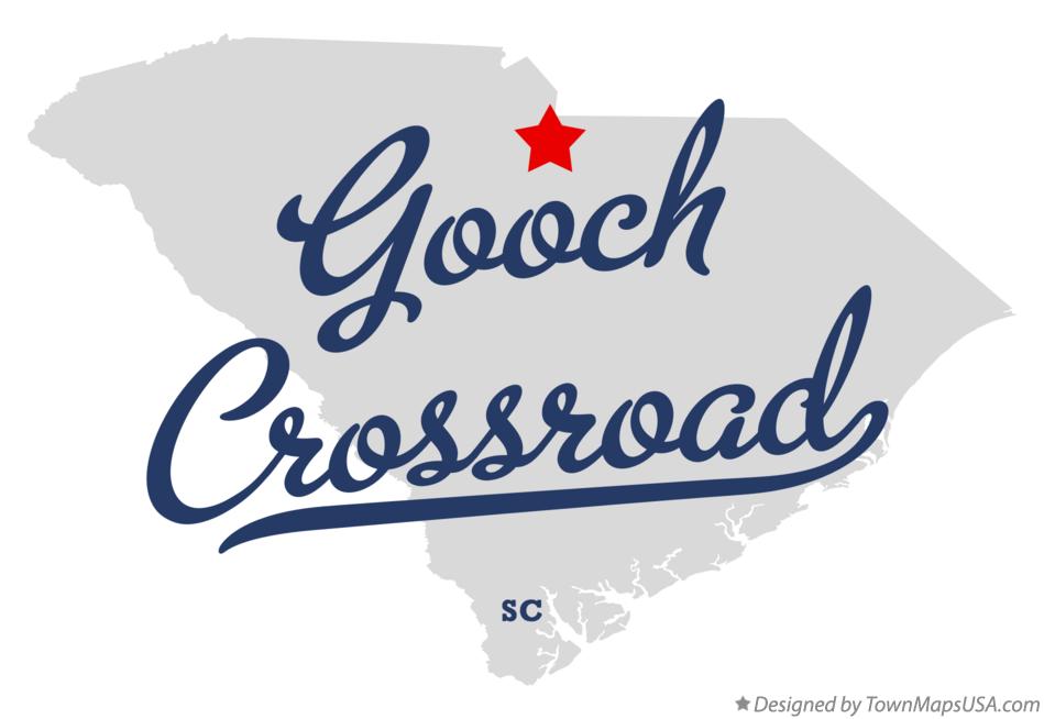 Map of Gooch Crossroad South Carolina SC