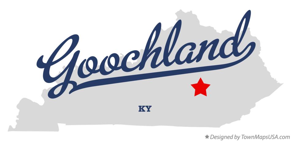 Map of Goochland Kentucky KY