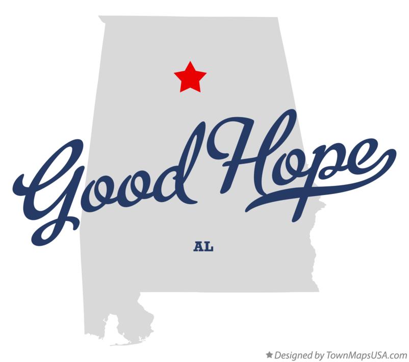 Map of Good Hope Alabama AL