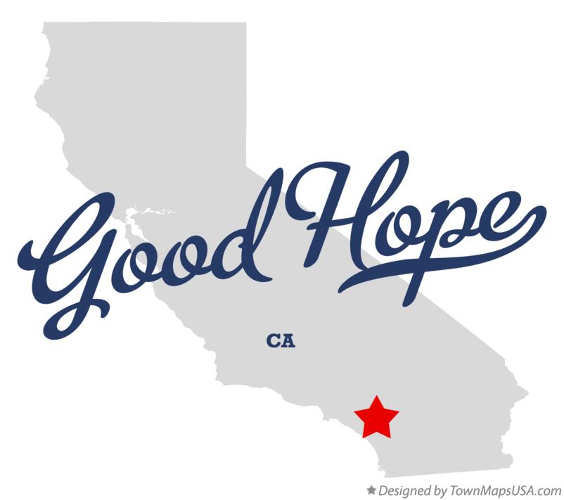Map of Good Hope California CA