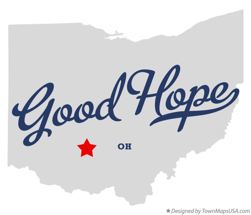 Map of Good Hope Ohio OH
