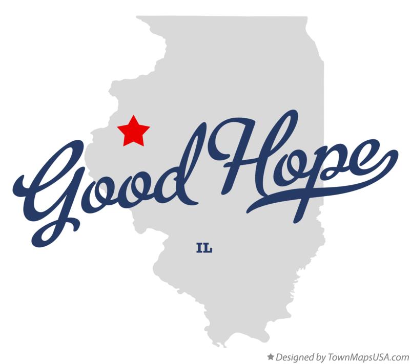 Map of Good Hope Illinois IL