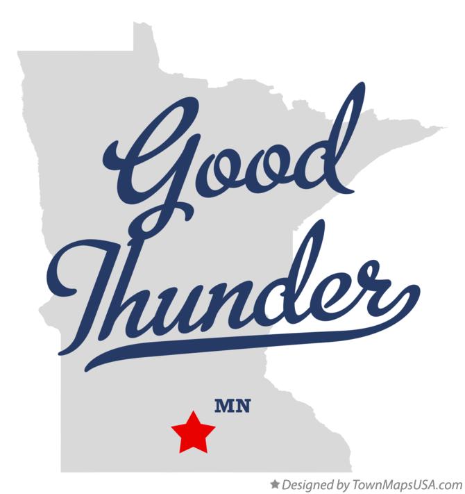 Map of Good Thunder Minnesota MN