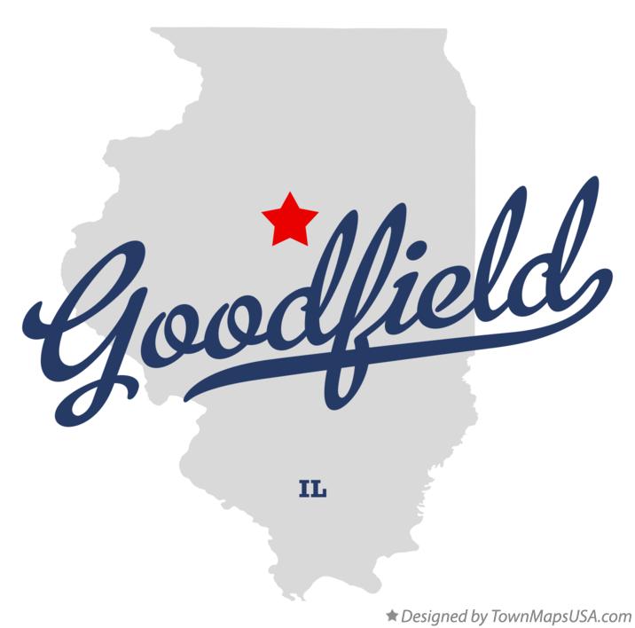 Map of Goodfield Illinois IL
