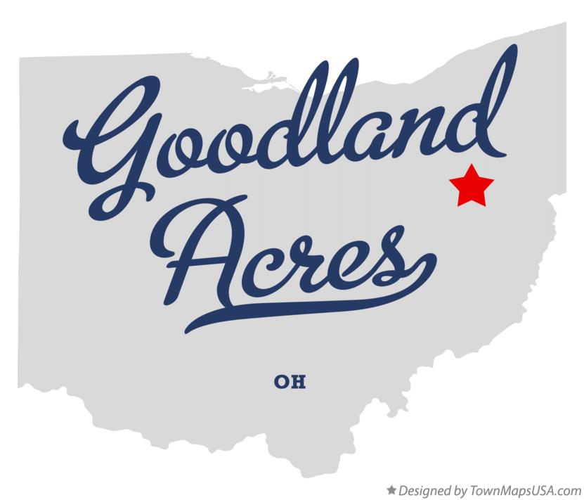 Map of Goodland Acres Ohio OH