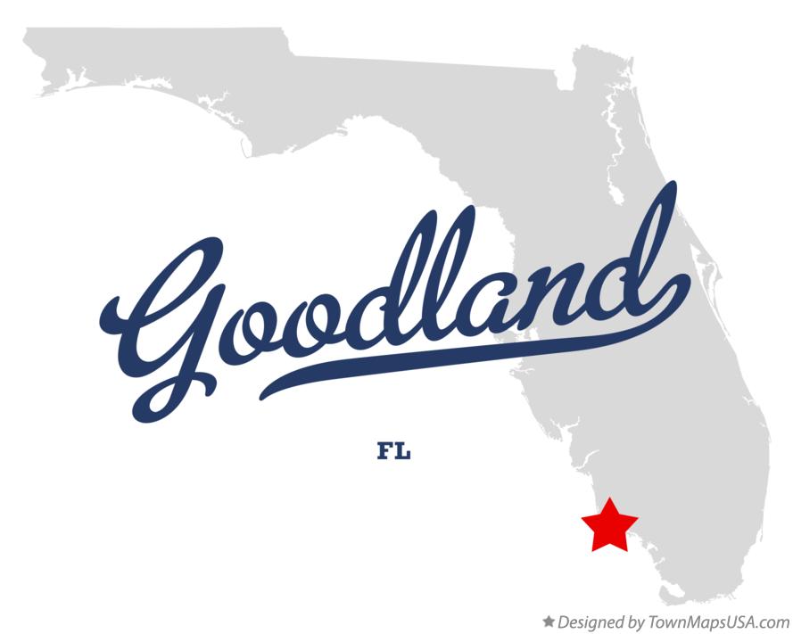 Map of Goodland Florida FL