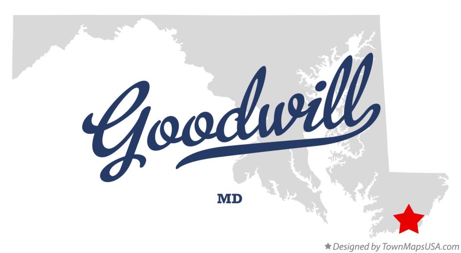 Map of Goodwill Maryland MD