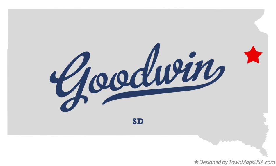 Map of Goodwin South Dakota SD