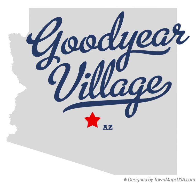 Map of Goodyear Village Arizona AZ