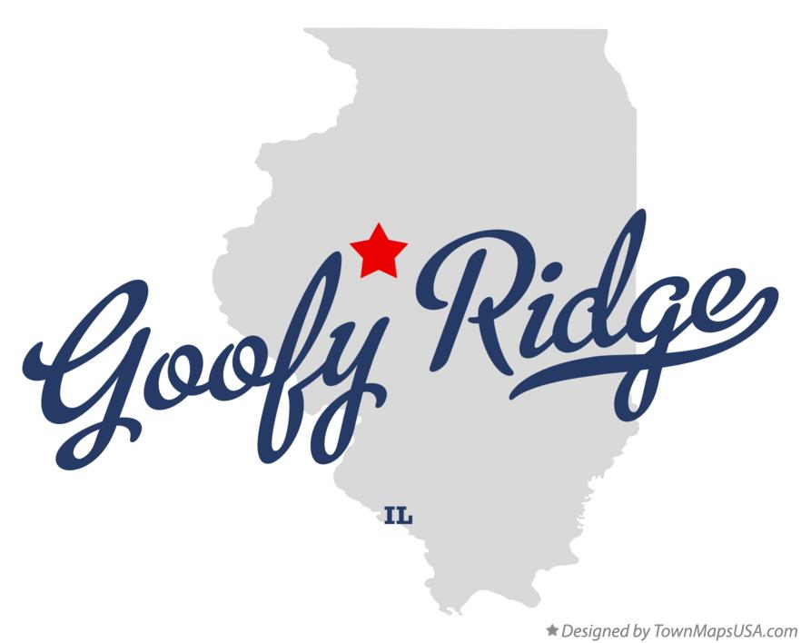 Map of Goofy Ridge Illinois IL