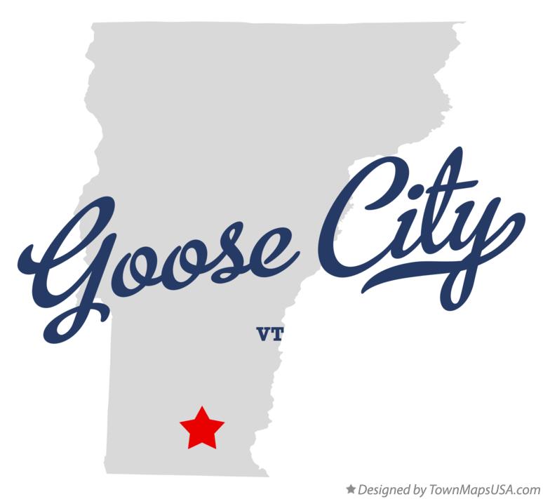 Map of Goose City Vermont VT