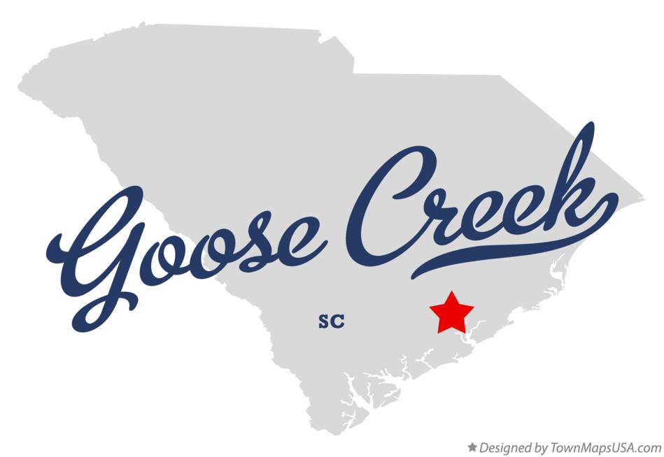 Map of Goose Creek South Carolina SC