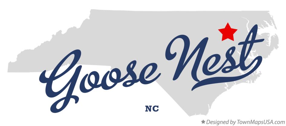 Map of Goose Nest North Carolina NC