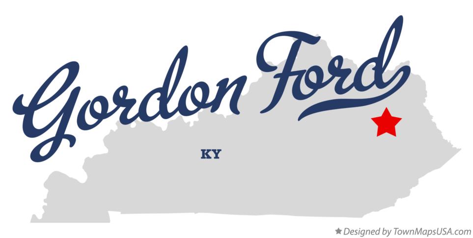 Map of Gordon Ford Kentucky KY