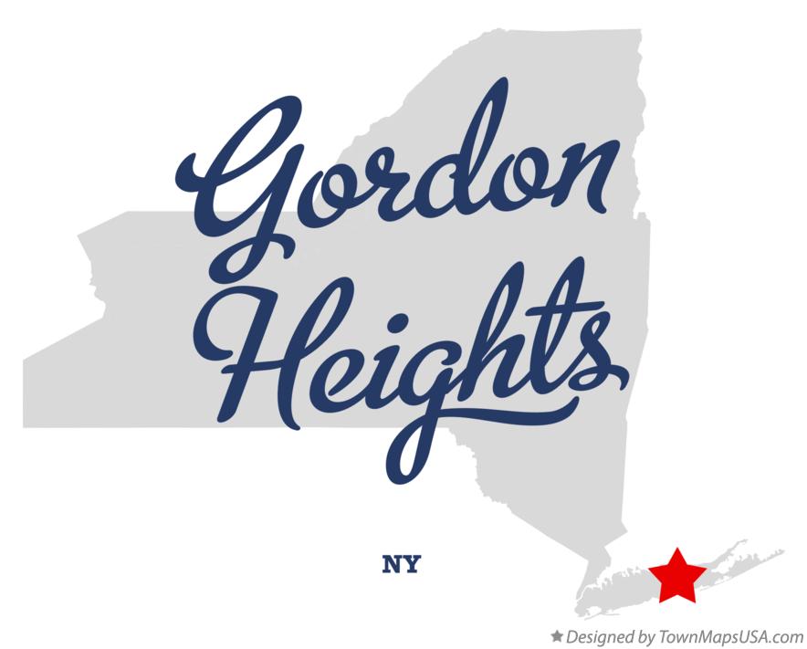 Map of Gordon Heights New York NY